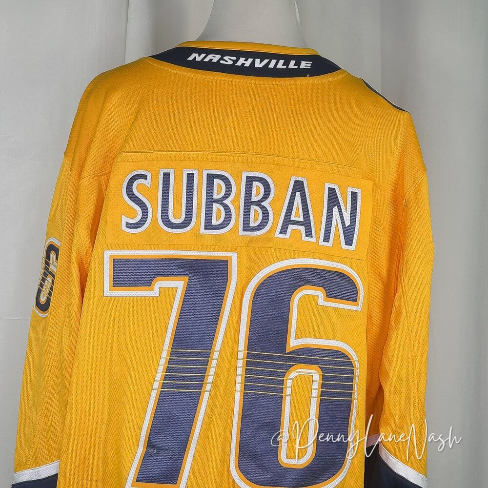 Fanatics NHL Nashville Predators #76 Subban Hockey Jersey - Picture 10 of 15